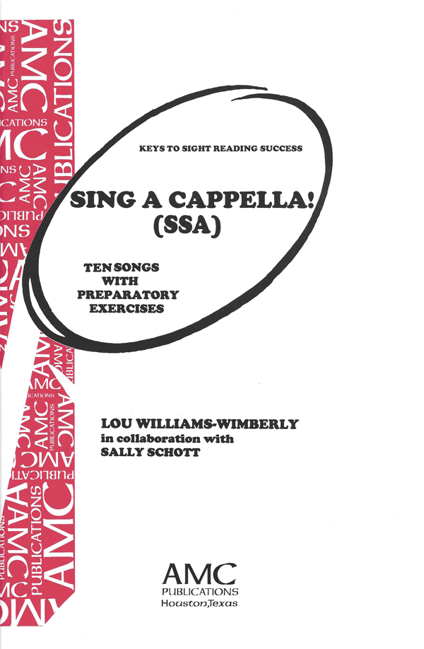 Book Cover: Sing a Cappella! SSA